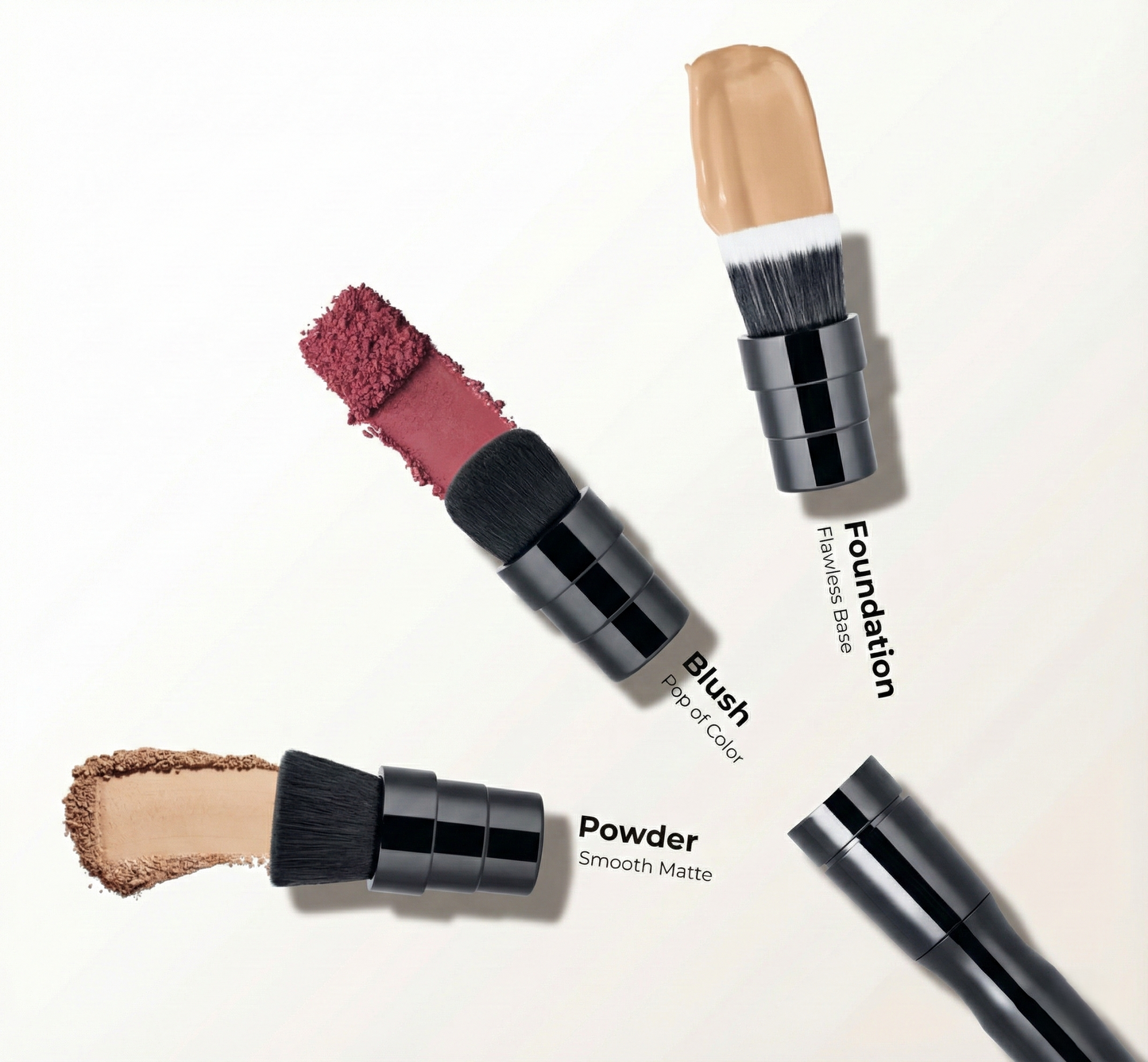 Rotating Makeup Brush - All Heads(One Set, 2 Years)